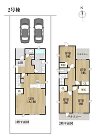 Livele Garden S名古屋市港区東茶屋2丁目　茶屋新田土地区画　全2棟　2号棟　新築一戸建