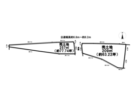 ●桑名市大字桑部　建築条件なし土地