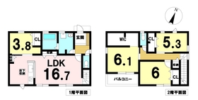○LiveleGardenS愛西市大井町宮新田　全1棟　新築一戸建て