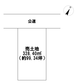 ●一宮市別明町2丁目　建築条件なし土地
