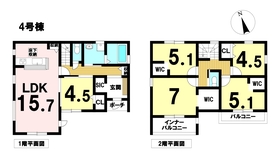 LiveleGarden津島市江東町2丁目　全5棟　4号棟　新築一戸建て