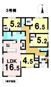 LiveleGarden愛西市草平町六下第2　3号棟　全5棟　新築一戸建て