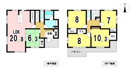 ●一宮市東五城字南田尾　中古一戸建て