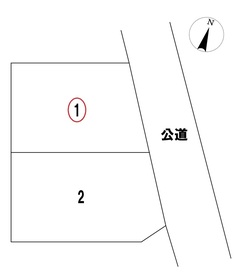 一宮市浅野　全2区画　1号地　建築条件なし土地