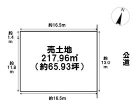 名古屋市緑区ほら貝1丁目　建築条件なし土地