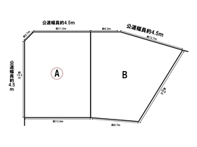 名古屋市緑区大高町字亀原　全２区画　建築条件なし土地　A区画