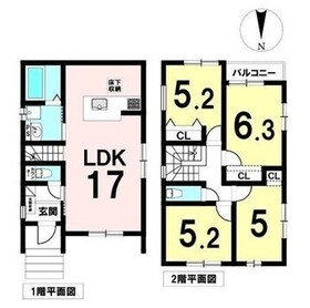名古屋市中川区打中2丁目　全3棟　新築一戸建て　1号棟