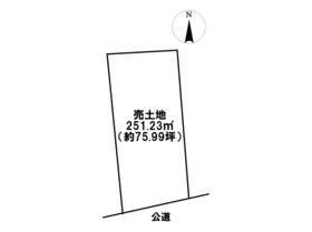 ●桑名市多度町猪飼字村中　建築条件付き土地