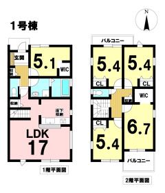 LiveleGardenS津島市立込町2丁目　全4棟　1号棟　新築一戸建て