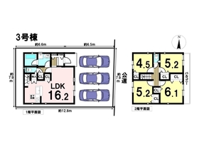 名古屋市中川区中野新町第2　全3棟　新築一戸建て　3号棟