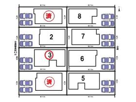 グラファーレ北名古屋市六ツ師7期　全8棟　3号棟　新築一戸建て