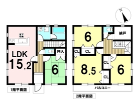 北名古屋市薬師寺屋敷　中古一戸建て