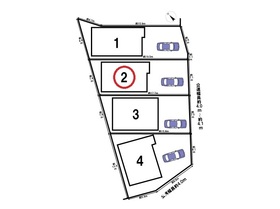 □クレイドルガーデンあま市七宝町鯰橋第1　全4棟　2号棟　新築一戸建て　