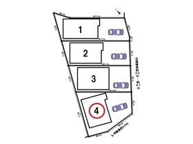 □クレイドルガーデンあま市七宝町鯰橋第1　全4棟　4号棟　新築一戸建て　