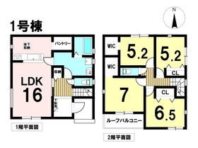 リナージュ桑名市芳ケ崎　第1期　全2棟　1号棟　新築一戸建て