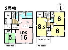 リナージュ桑名市芳ケ崎　第1期　全2棟　2号棟　新築一戸建て