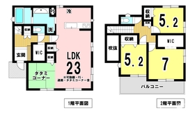 一宮市奥町　全6棟　2号棟　新築一戸建て