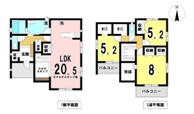 一宮市奥町　全6棟　3号棟　新築一戸建て