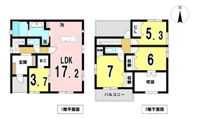 一宮市奥町　全6棟　5号棟　新築一戸建て