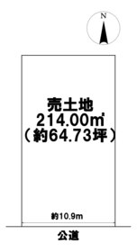 ●津島市立込町3丁目　建築条件なし土地