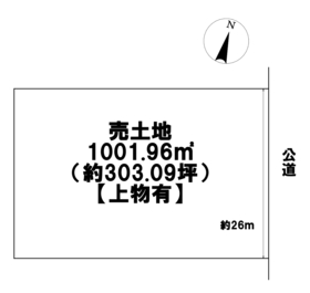 愛西市善太新田町十割下　建築条件なし土地