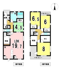 一宮市馬見塚字郷前　全3棟　2号棟　新築一戸建て