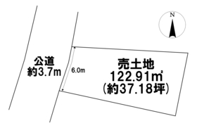 ●岐阜市近島1丁目　建築条件なし土地