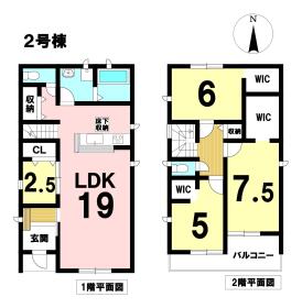 LiveleGardenS津島市江東町3丁目　全2棟　2号棟　新築一戸建て