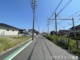 一宮市木曽川町黒田三ノ通り　建築条件なし土地