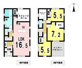 一宮市千秋町第1期　全2棟　1号棟　新築一戸建て