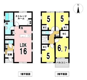 一宮市千秋町第1期　全2棟　2号棟　新築一戸建て