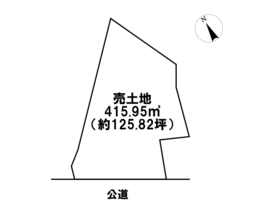 四日市市桜町　建築条件なし土地