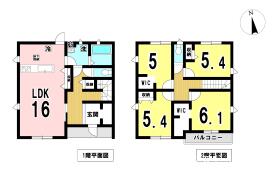 一宮市北方町中島　全3棟　1号棟　新築一戸建て