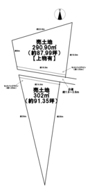 津島市藤浪町５丁目　建築条件なし土地