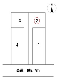 □一宮市三条第6　全4棟　2号棟　新築一戸建て