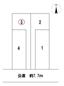 □一宮市三条第6　全4棟　3号棟　新築一戸建て
