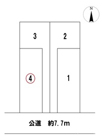 □一宮市三条第6　全4棟　4号棟　新築一戸建て