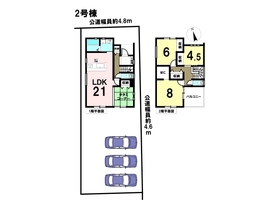 □ファーストタウンあま市七宝町鷹居1丁目第4　全2棟　2号棟　新築一戸建て