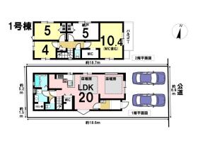 ケイアイスタイル名古屋市緑区ほら貝3丁目　全2棟　1号棟　新築一戸建て