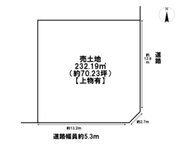 ●四日市市尾平町　建築条件なし土地