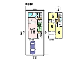 クレイドルガーデンあま市下萱津山伏第6　全4棟　3号棟　新築一戸建て