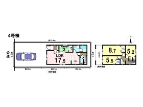 クレイドルガーデンあま市下萱津山伏第6　全4棟　4号棟　新築一戸建て