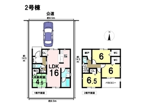 クレイドルガーデンあま市下萱津山伏第7　全3棟　2号棟　新築一戸建て