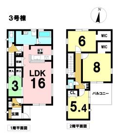 LiveleGardenS津島市大字日光字東浦　全３棟　3号棟　新築一戸建て