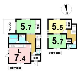 愛西市西保町森西　中古一戸建て