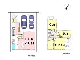 名古屋市南区上浜町3期　全1棟　新築一戸建て