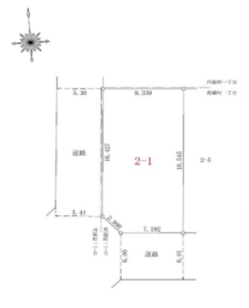 名古屋市中川区荒越町一丁目　建築条件なし土地