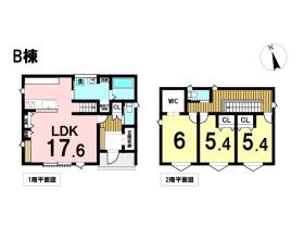 四日市市日永西1丁目　全2棟　Ｂ棟　新築一戸建て