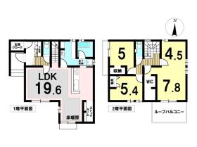 名古屋市北区西味鋺Part8　全8棟　F棟　新築一戸建て