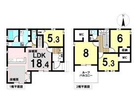 名古屋市北区西味鋺Part8　全8棟　G棟　新築一戸建て